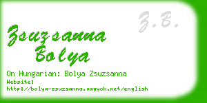 zsuzsanna bolya business card